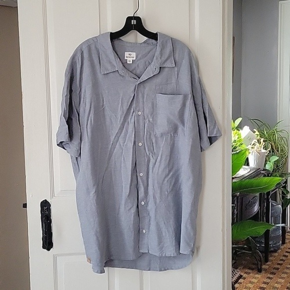 10tree Tentree button up chambray shirt - XXL